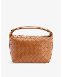 Bottega Veneta - Intrecciato-woven Leather Top-handle Bag - Lyst