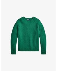 Polo Ralph Lauren - Elbow-Patch Wool And Cashmere Jumper - Lyst