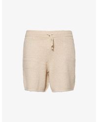 The Couture Club - Boucle Patch-Pocket Knitted Shorts - Lyst