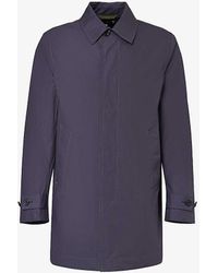 PS by Paul Smith - Spread-collar Regular-fit Cotton-blend Coat Xx - Lyst