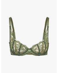 Lounge Underwear - Enchant Plunge Lace Bra - Lyst