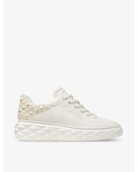 Jimmy Choo - Diamond Maxi Low-Top Sneakers - Lyst