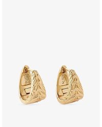 Astley Clarke - Terra Scoop 18Ct- Plated Sterling- Hoop Earrings - Lyst