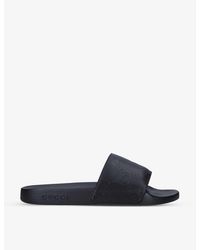 Gucci - Pursuit Gg Embossed Slide - Lyst