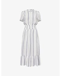 Rails - Brent Stripe Linen-Blend Maxi Dress - Lyst