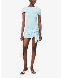 【PEACHY DEN】Romy Mini Dress ブラック Peachy Den Women's Romy Mini Dress in Onyx Peachy Den