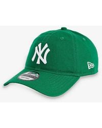 KTZ - 9twenty New York Yankees Logo-embroidered Cotton-twill Baseball Cap - Lyst