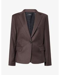 Theory - The Slim Single-Breasted Wool Jacket - Lyst