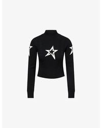 Perfect Moment - Cable Star-Pattern Merino-Wool Jumper - Lyst