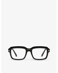 Tom Ford - Tr001703 Ft5888-b Rectangle-frame Acetate Glasses - Lyst