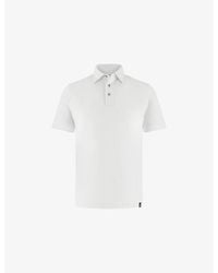 BOGGI - Regular Short-Sleeve Cotton And Silk-Blend Polo - Lyst
