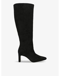 Sam Edelman - Sylvia Knee-High Suede Heeled Boots - Lyst