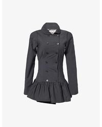 Peachy Den Romy Mini Dress in Black | Lyst