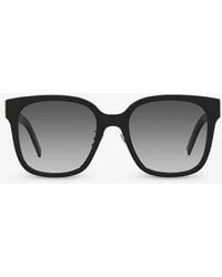 Saint Laurent - Classic Oversized Square Sunglasses - Lyst