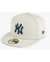 KTZ - 59fifty New York Yankees Brand-embroidered Cotton Cap - Lyst