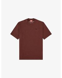 DIESEL - T-Boggy-Megoval-D Branded Cotton-Jersey T-Shirt - Lyst