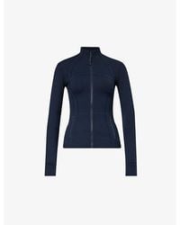 lululemon - Define Funnel-Neck Fitted Stretch-Woven Jacket - Lyst