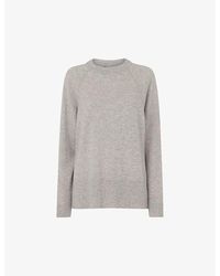 Whistles - Ultimate Cashmere Crew-Neck Knitted Jumper - Lyst