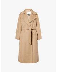 Weekend by Maxmara - Brushed Wool Coat - Lyst