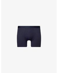Derek Rose - Alex Branded-Waistband Stretch-Jersey Trunks - Lyst