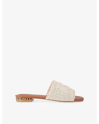 Kurt Geiger - Kurt Woven Flat Sandals - Lyst