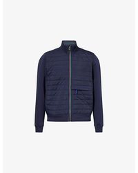 Paul Smith - Mix Media Contrast Shell Jacket - Lyst