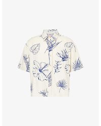 The Elder Statesman - Floral-print Relaxed-fit Cotton And Silk Shirt X - Lyst