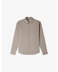 Sandro - Classic Long-Sleeve Cotton-Blend Shirt - Lyst