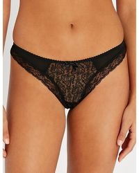 Agent Provocateur - Mercy High-rise Stretch-lace Thong - Lyst