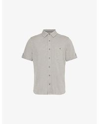 PAIGE - Brayden Patch-pocket Regular-fit Cotton Shirt - Lyst