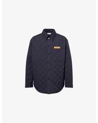 Bottega Veneta - Padded Patch-Pocket Cotton-Blend Overshirt - Lyst