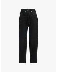 Whistles - Authentic Barrel-Leg High-Rise Jeans - Lyst