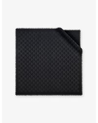 BVLGARI - Calla Maxi Square Silk And Wool-Blend Scarf - Lyst