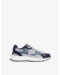 Arne - Circuit Suede, Leather And Mesh Trainers - Lyst