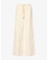 7 For All Mankind - Utility Pull-On Woven Trousers - Lyst