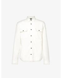 PAIGE - Martin Regular-fit Cotton-blend Shirt Xx - Lyst