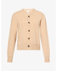Bottega Veneta - V-Neck Relaxed-Fit Cashmere-Blend Cardigan - Lyst