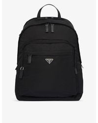 Prada - Re-nylon Recycled-nylon And Leather Backpack - Lyst