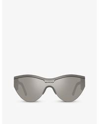 Balenciaga - 6e000185 Bb0004s Round-frame Acetate Sunglasses - Lyst