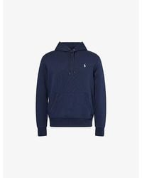 Polo Ralph Lauren - Logo-Embroidered Knit-Tech Cotton-Blend Hoody - Lyst