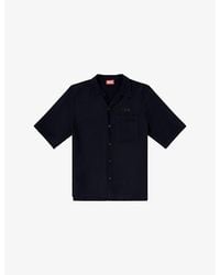 DIESEL - S-Brack-Pgbs Short-Sleeved Woven Shirt - Lyst
