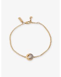 La Maison Du Couturier - Skydiamond Crescent 18Ct And 0.21Ct Lab-Grown Diamond Bracelet - Lyst