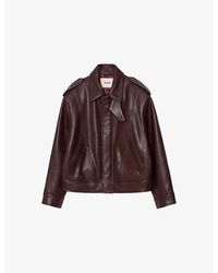 Zadig & Voltaire - Kimo Leather Jacket - Lyst