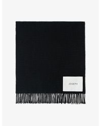 JOSEPH - Flora Waffle Wool Scarf - Lyst