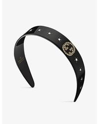 Gucci - GG Resin And Crystal Head Band - Lyst