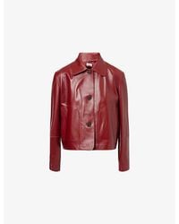 Arma - Emy Regular-Fit Leather Jacket - Lyst