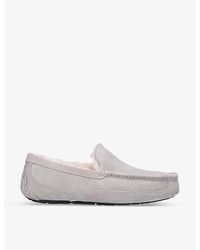 UGG - Ascot Shearling-lined Suede Slippers - Lyst