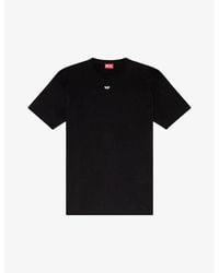 DIESEL - T-Boxt Logo-Embroidered Relaxed-Fit Cotton T-Shirt - Lyst