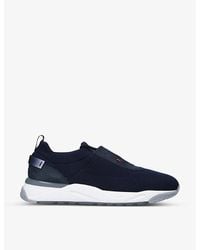 Santoni - Vy Low-top Knit-fabric Trainers - Lyst