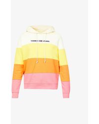 tommy jeans 90s capsule colourblock sweatshirt